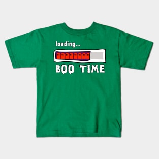 Boo Time Loading Bar - Ghostly Anticipation No 2 Kids T-Shirt